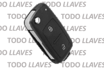 Carcasa Navaja VW 2 Botones Linea Nueva (447-1)