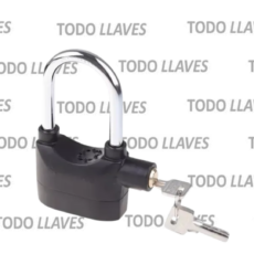 CANDADO CON ALARMA ARO LARGO (ALAR-LARGO)
