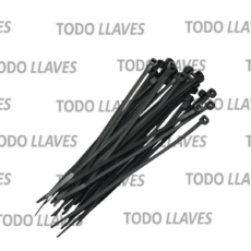 PRECINTOS 30 CM NEGRO 100 UNIDADES (PREC-30 N)